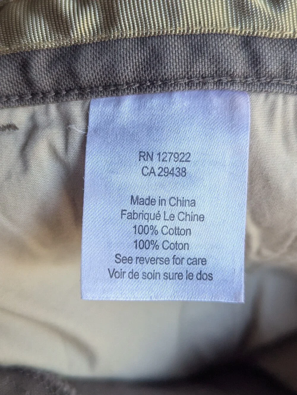 Mountain Khakis Heavyweight Canvas Relaxed Fit Short Size 38X10 Taupe Gray